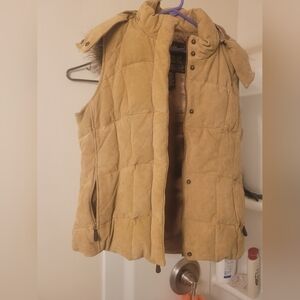 Eddie Bauer Tan Quilted Women's Vest